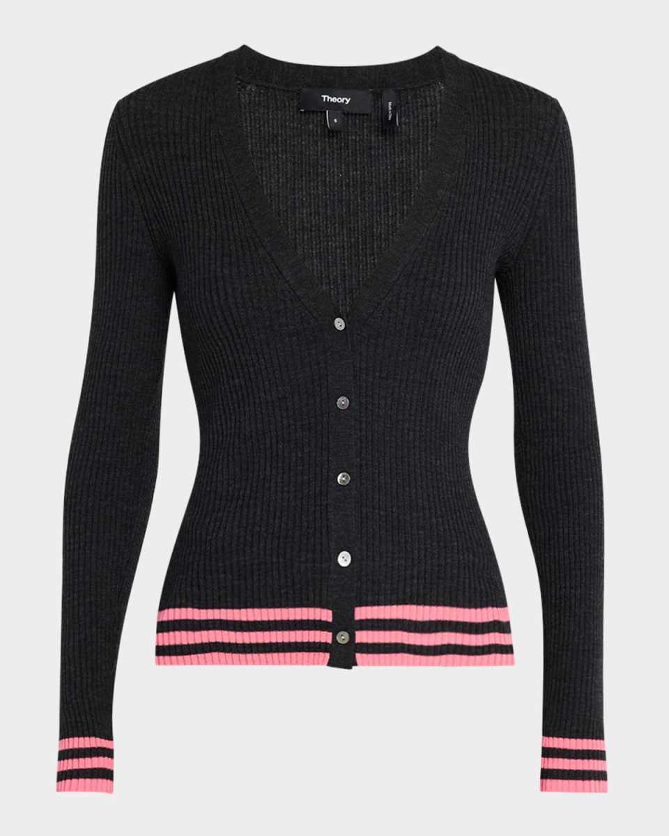 Regal Merino Tipped Cardigan
